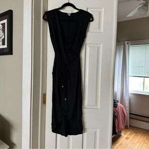 A New Day Black Wrap Dress